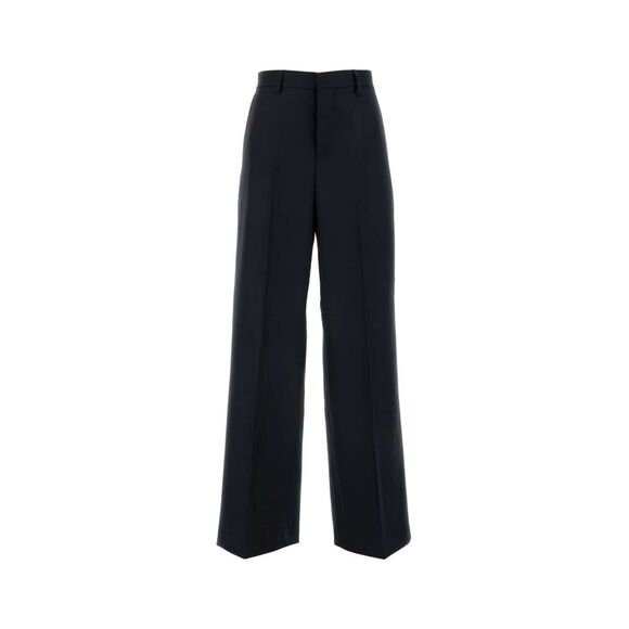 Ami Women Midnight Blue Wool Pant - Picture 1 of 2